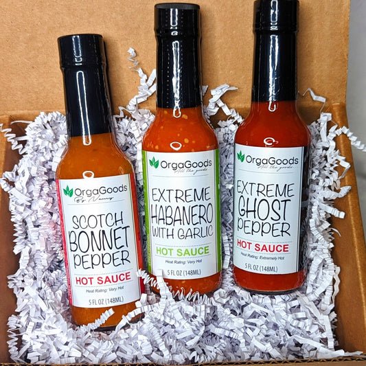 The spicy hot sauce box - ORGAGOODS